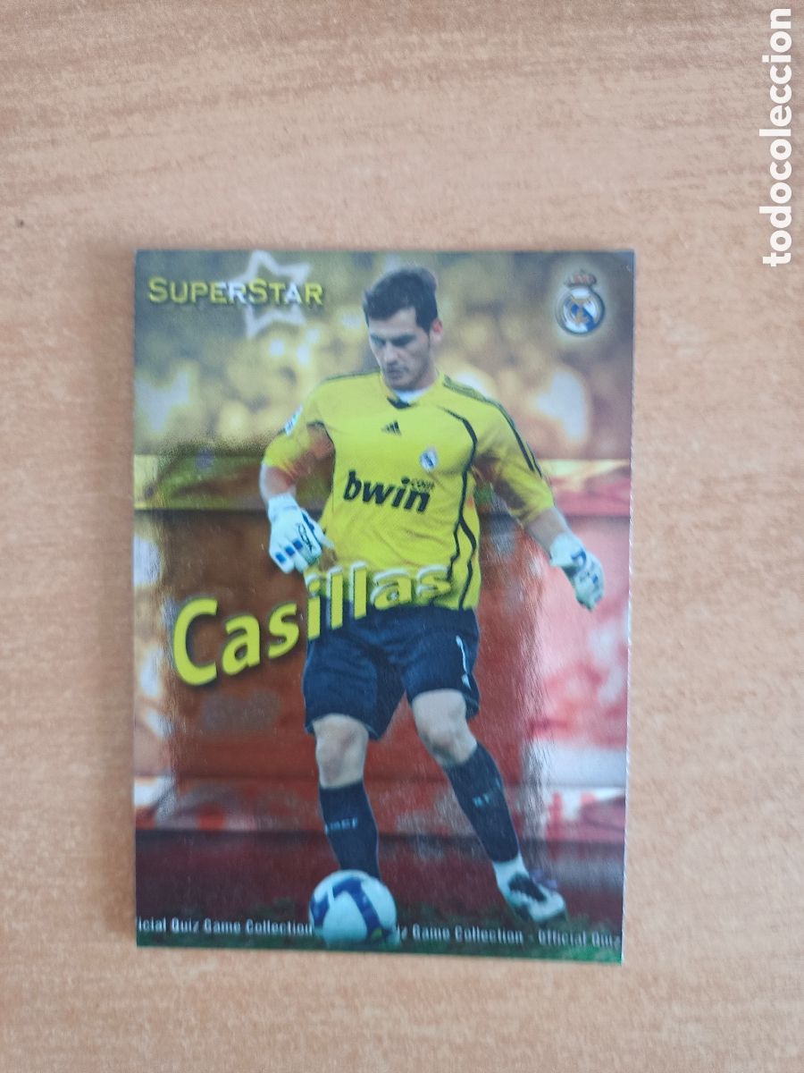 Cromos de F&uacute;tbol: IKER CASILLAS N. 5O. BRILLO LISO.MUNDICROMO 2009-2010. MUY BUEN ESTADO.