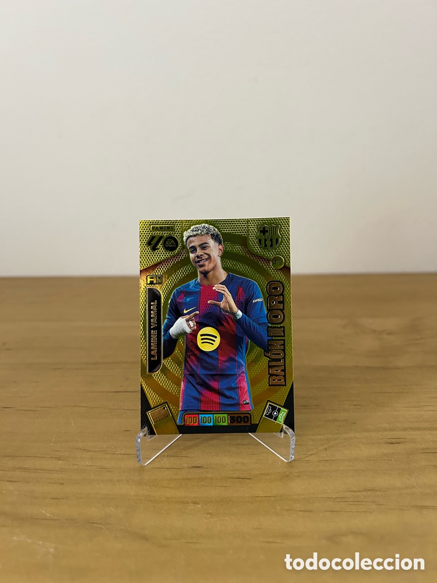 Cromos de F&uacute;tbol: LAMINE YAMAL BAL&Oacute;N ORO 472 ADRENALYN XL 2025-26