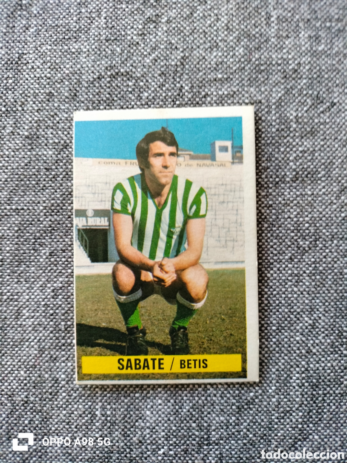 Cromos de F&uacute;tbol: Cromo Sabate Betis Ediciones Este liga temporada 74 75 1974 1975