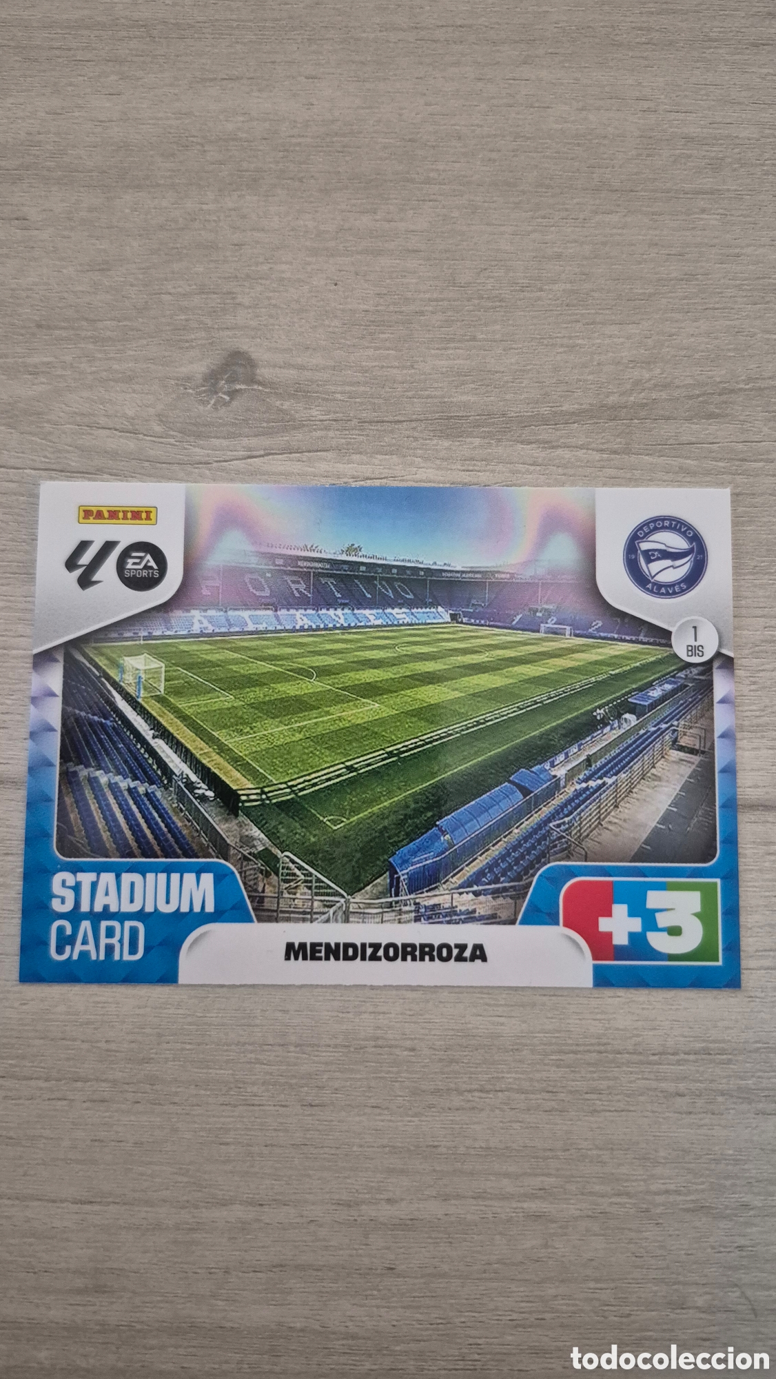Cromos de F&uacute;tbol: N&deg;1Bis Stadium Card Mendizorroza Adrenalyn 25/26