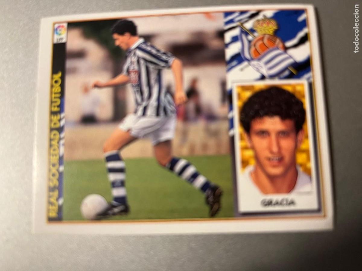 Football Stickers: GRACIA REAL SOCIEDAD DE FUTBOL LIGA 97 98