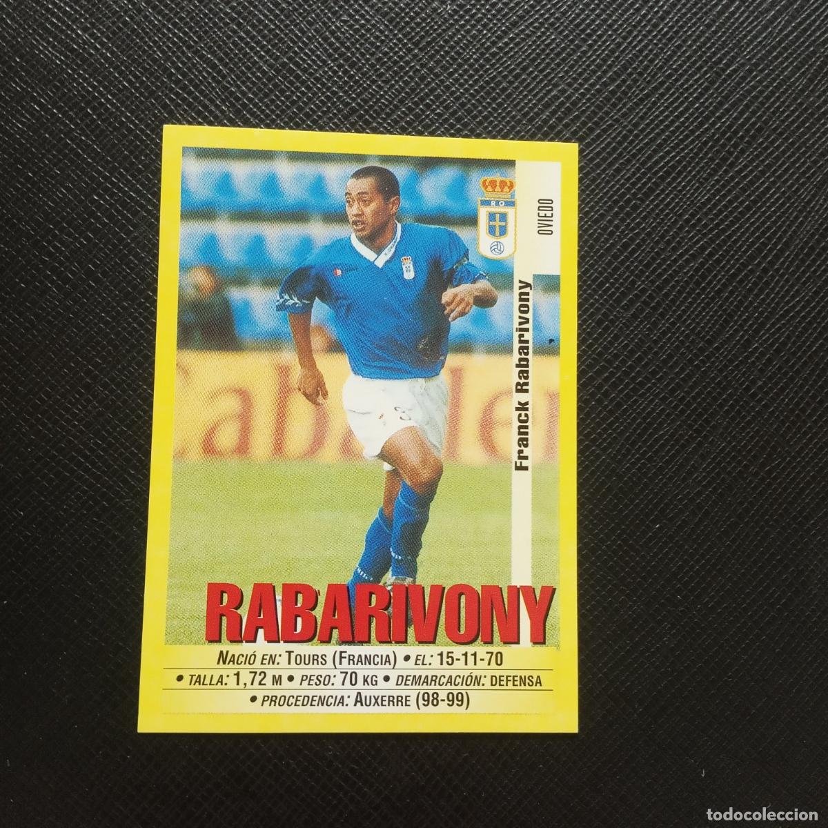Cromos de Futebol: 254 RABARIVONY OVIEDO PANINI 1999 2000 CROMO FUTBOL LIGA 99 00 SIN PEGAR - A112 PG496