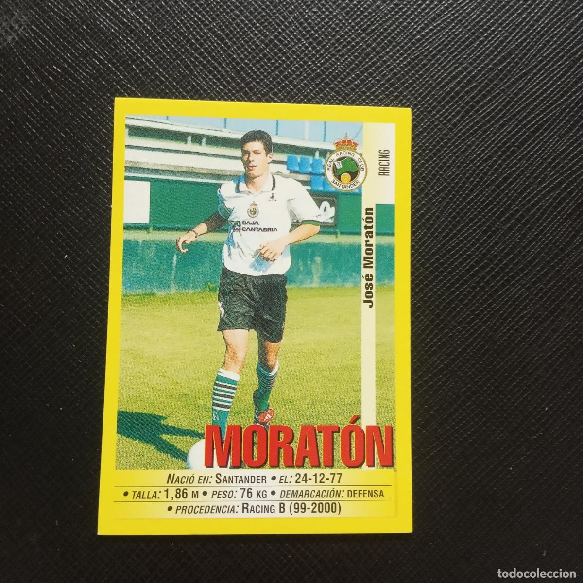 Figurine di Calcio: 270A 270 MORATON RACING SANTANDER PANINI 1999 2000 CROMO FUTBOL LIGA 99 00 SIN PEGAR - A112 PG505