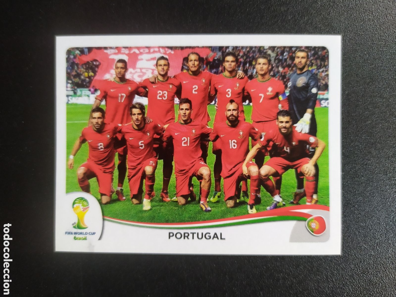 Cromos de F&uacute;tbol: Mundial FIFA Brasil 2014 panini alineaci&oacute;n Cristiano Ronaldo n&deg; 508 Portugal
