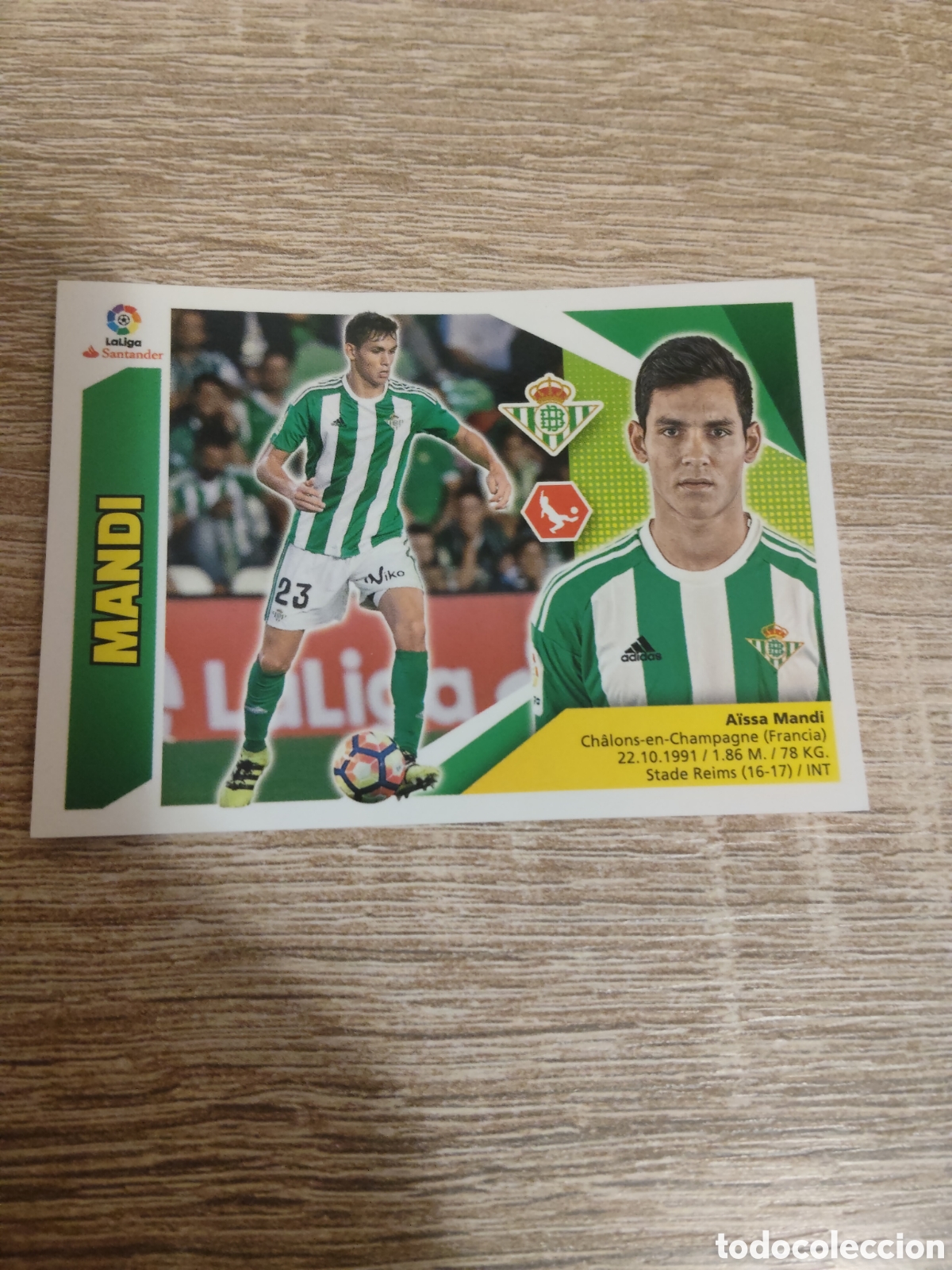 Cromos de F&uacute;tbol: Mandi Real Betis liga 2017 2018 17 18 ediciones este