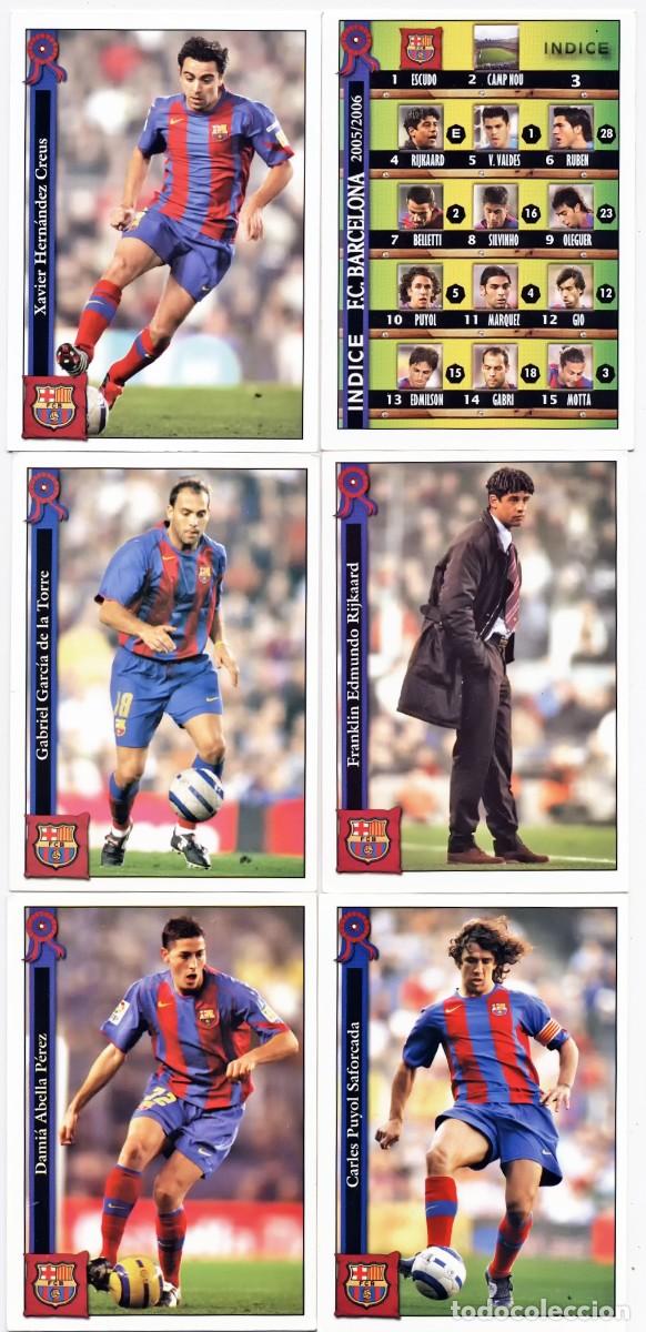 Figurine di Calcio: F.C BARCELONA XAVI HERNANDEZ N&ordm; 17 MUNDICROMO FICHAS LIGA 2005 2006 05 06 BAR&Ccedil;A