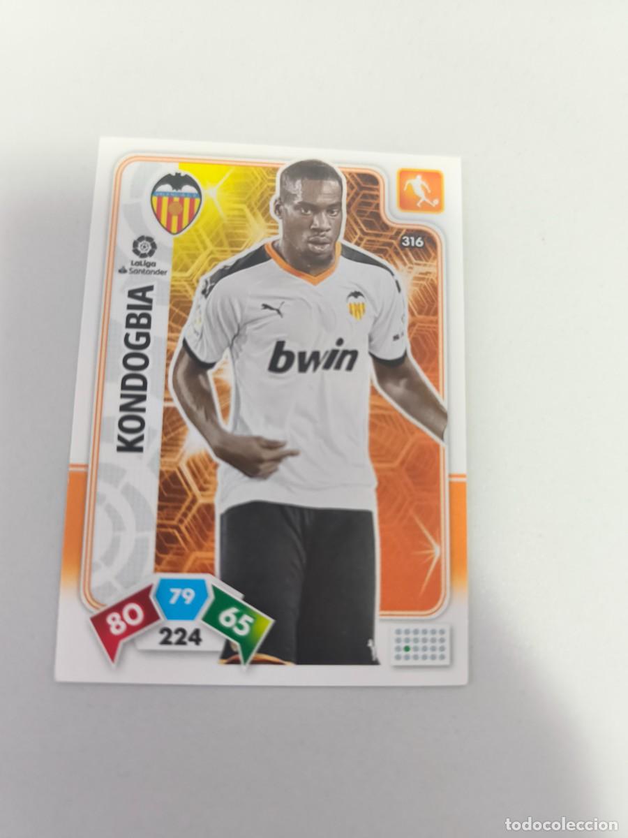 Fu&szlig;ball-Sticker: ADRENALYN XL 2019 2020 19 20 KONDOGBIA VALENCIA 316 H4