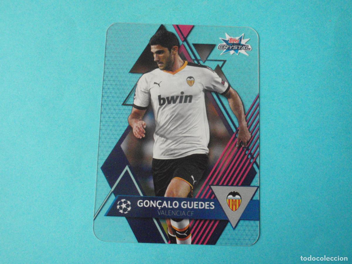 Figurine di Calcio: Cromo 18 GUEDES Valencia. TOPPS CRYSTAL Trading Card UEFA CHAMPIONS LEAGUE 2019 2020. 19 20