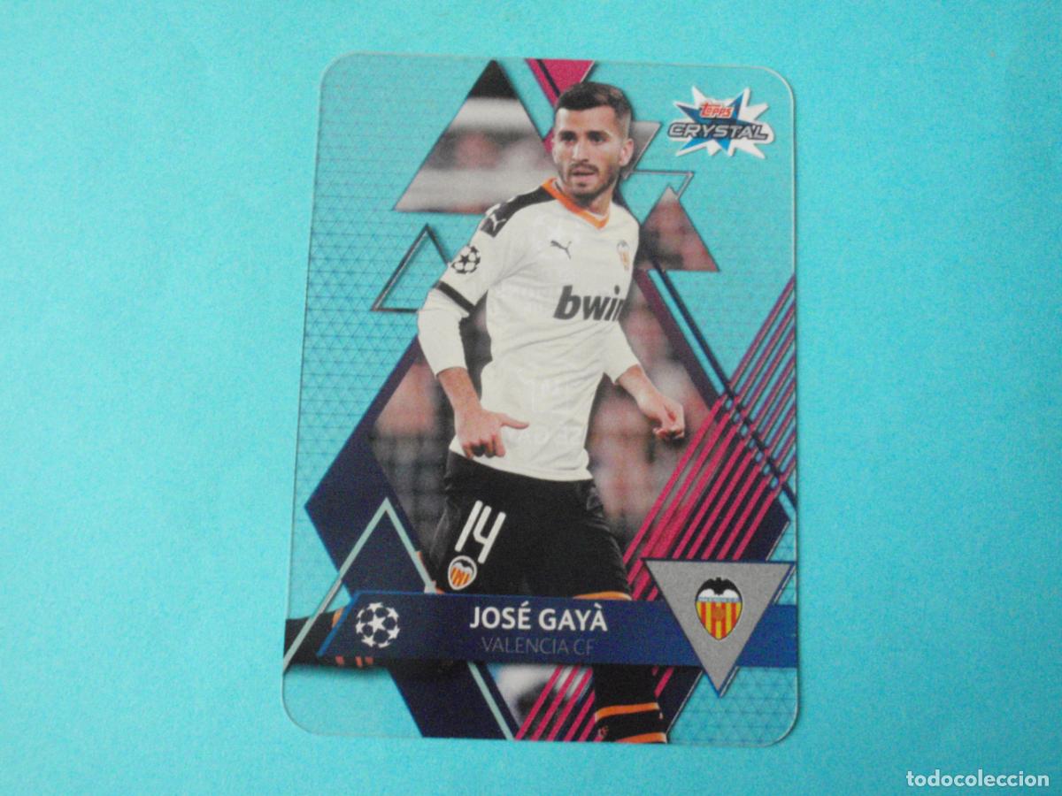 Figurine di Calcio: Cromo 16 GAY&Aacute; Valencia. TOPPS CRYSTAL Trading Card UEFA CHAMPIONS LEAGUE 2019 2020. 19 20