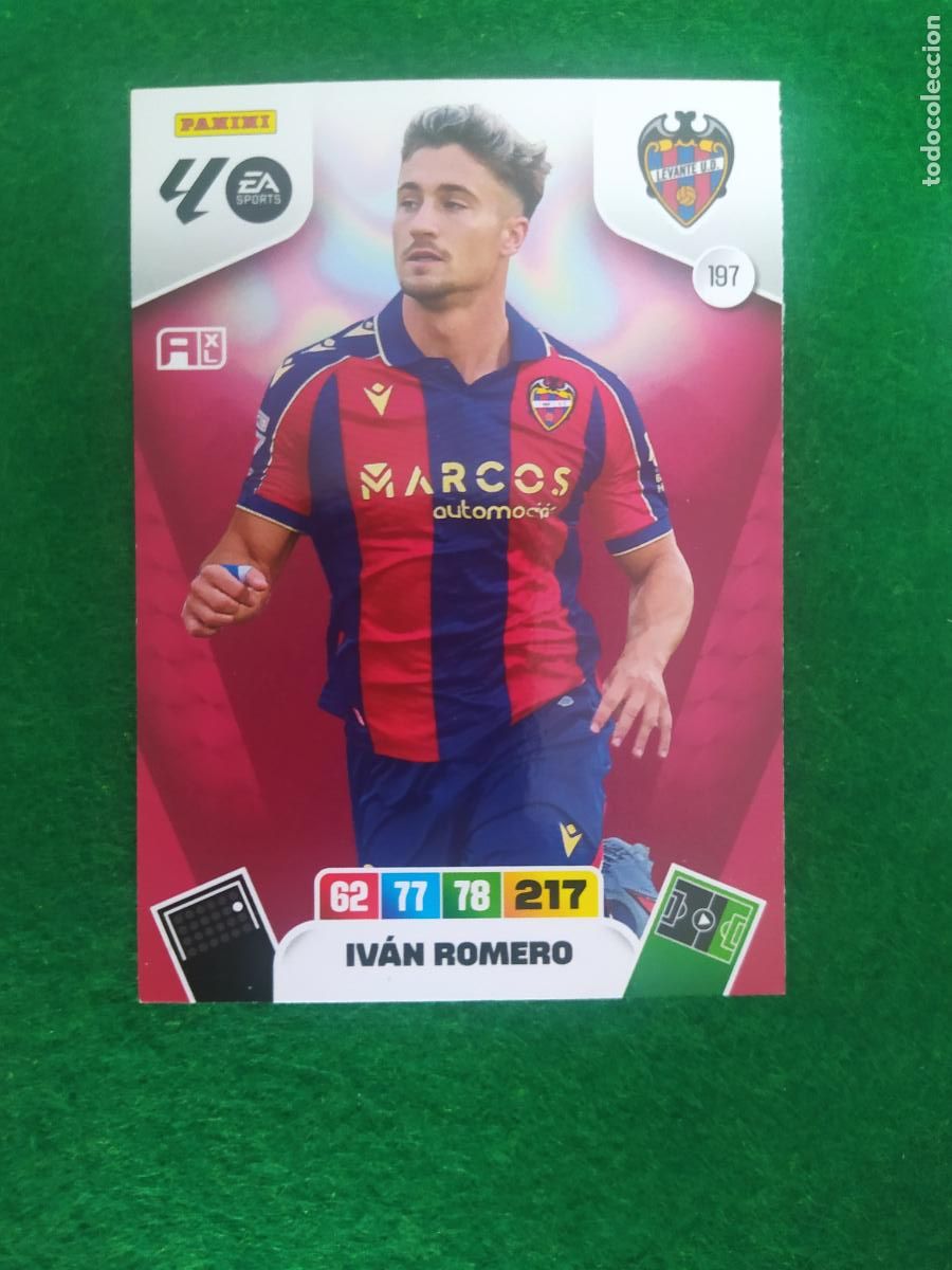 Fu&szlig;ball-Sticker: adrenalyn xl 2025 2026 codigo sin activar levante n&ordm; 197 ivan romero