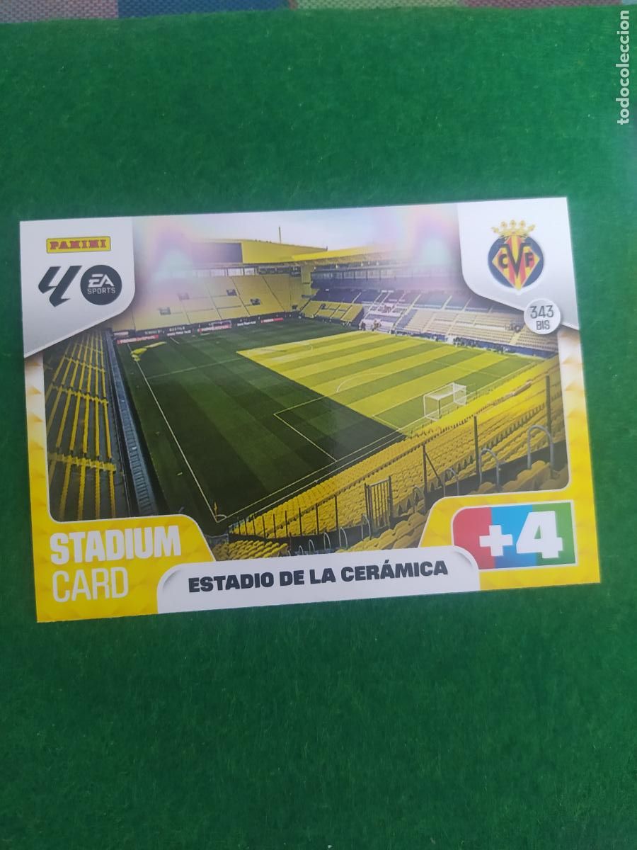 Cartes &agrave; collectionner de Football: adrenalyn xl 2025 2026 codigo sin activar villarreal n&ordm; 343 bis estadio madrigal