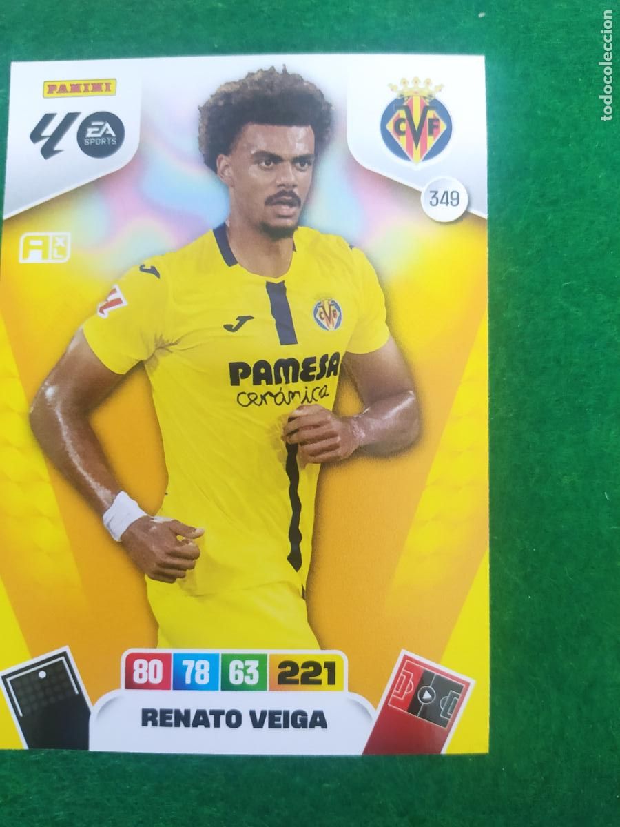 Cromos de Futebol: adrenalyn xl 2025 2026 codigo sin activar villarreal n&ordm; 349 renato veiga