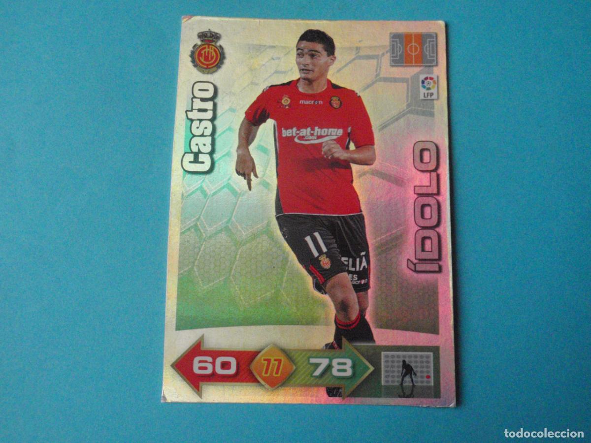 Figurine di Calcio: Cromo Ficha CASTRO Mallorca &Iacute;DOLO. Trading cards Adrenalyn XL Liga 2010 2011 Panini 10 11