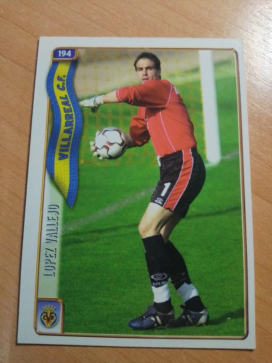 Cromos de Futebol: 194 L&Oacute;PEZ VALLEJO DEL VILLARREAL 04 05 MUNDICROMO 2094 2005