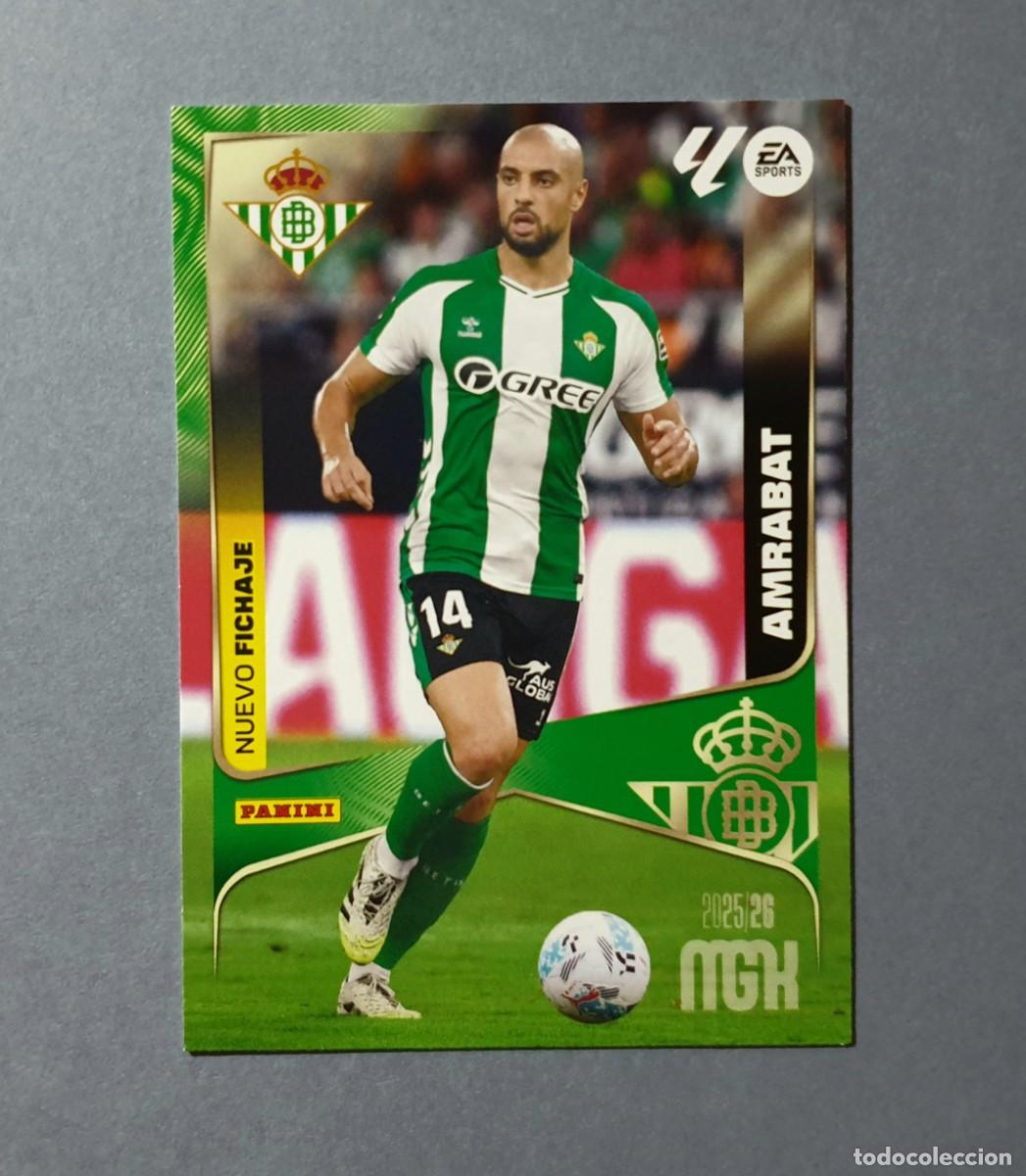Football Stickers: 503 AMRABAT (NUEVO FICHAJE) - BETIS - MEGACRACKS 2025-26 - MGK 25/26 (NUEVO)