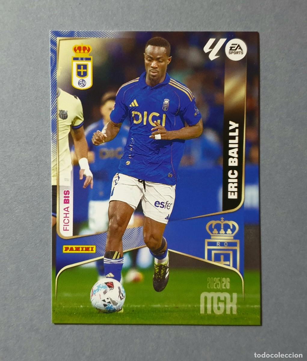 Football Stickers: 277 BIS ERIC BAILLY - OVIEDO - MEGACRACKS 2025-26 - MGK 25/26 (NUEVO)