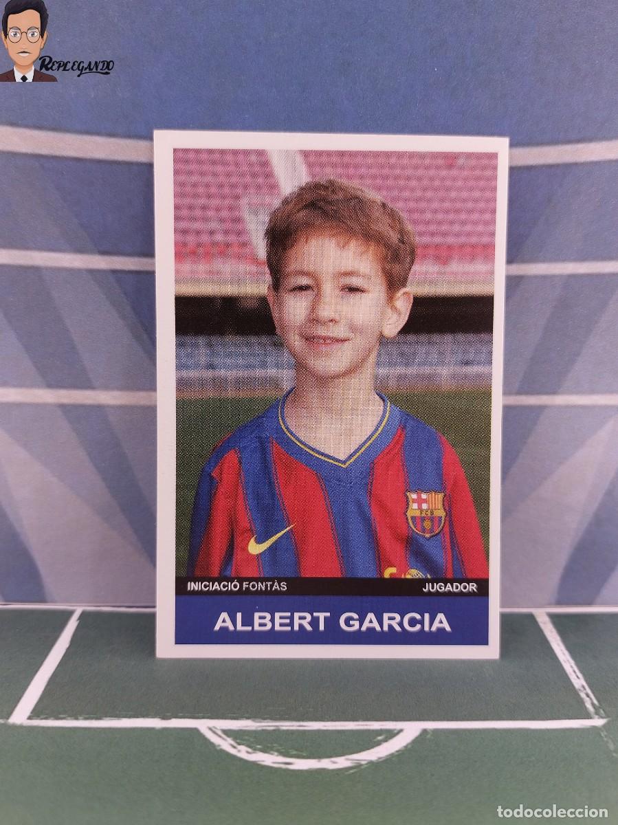 Cromos de f&uacute;tbol: ALBERT GARCIA (F.C. BARCELONA) 2009 2010 R&O EVENTOS: COL-LECCI&Oacute; OFICIAL CROMS FCBESCOLA FUTBOL