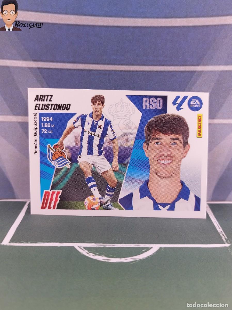 Figurine di Calcio: ARITZ ELUSTONDO N&ordm; 9 (REAL SOCIEDAD) LIGA 2025 2026 CROMO EDICIONES ESTE PANINI 25 26 (SIN PEGAR)