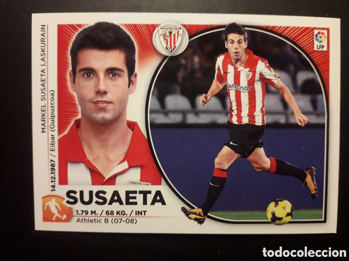 Cromos de F&uacute;tbol: SUSAETA ATHLETIC DE BILBAO ED ESTE 2014 2015 14 15 N&deg; 13 SIN PEGAR PEDIDO M&Iacute;NIMO 3&euro;