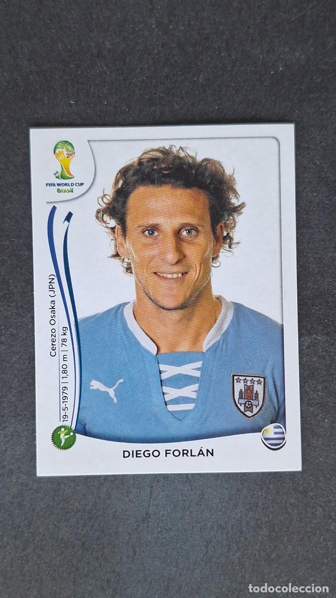 Cartes &agrave; collectionner de Football: L1 DIEGO FORLAN SELECCION URUGUAY 276 MUNDIAL BRASIL 2014 PANINI NUNCA PEGADO SIN PEGAR