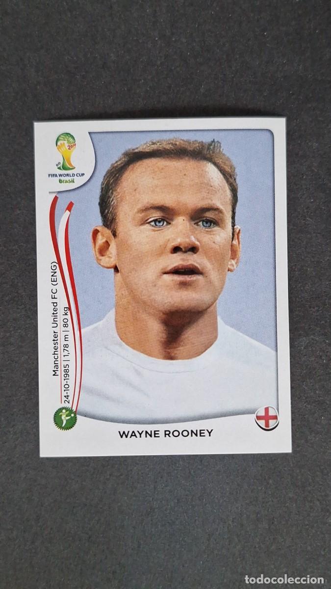 Cromos de F&uacute;tbol: L1 WAYNE ROONEY SELECCION INGLATERRA 316 MUNDIAL BRASIL 2014 PANINI NUNCA PEGADO SIN PEGAR