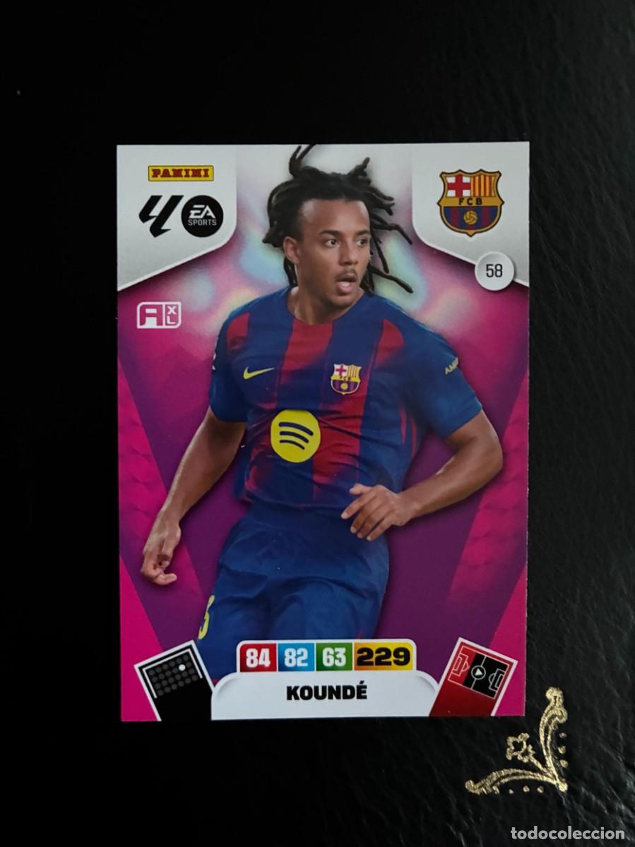 Fu&szlig;ball-Sticker: 58 KOUNDE BARCELONA ADRENALYN LIGA 25 26 2025 2026 PANINI album