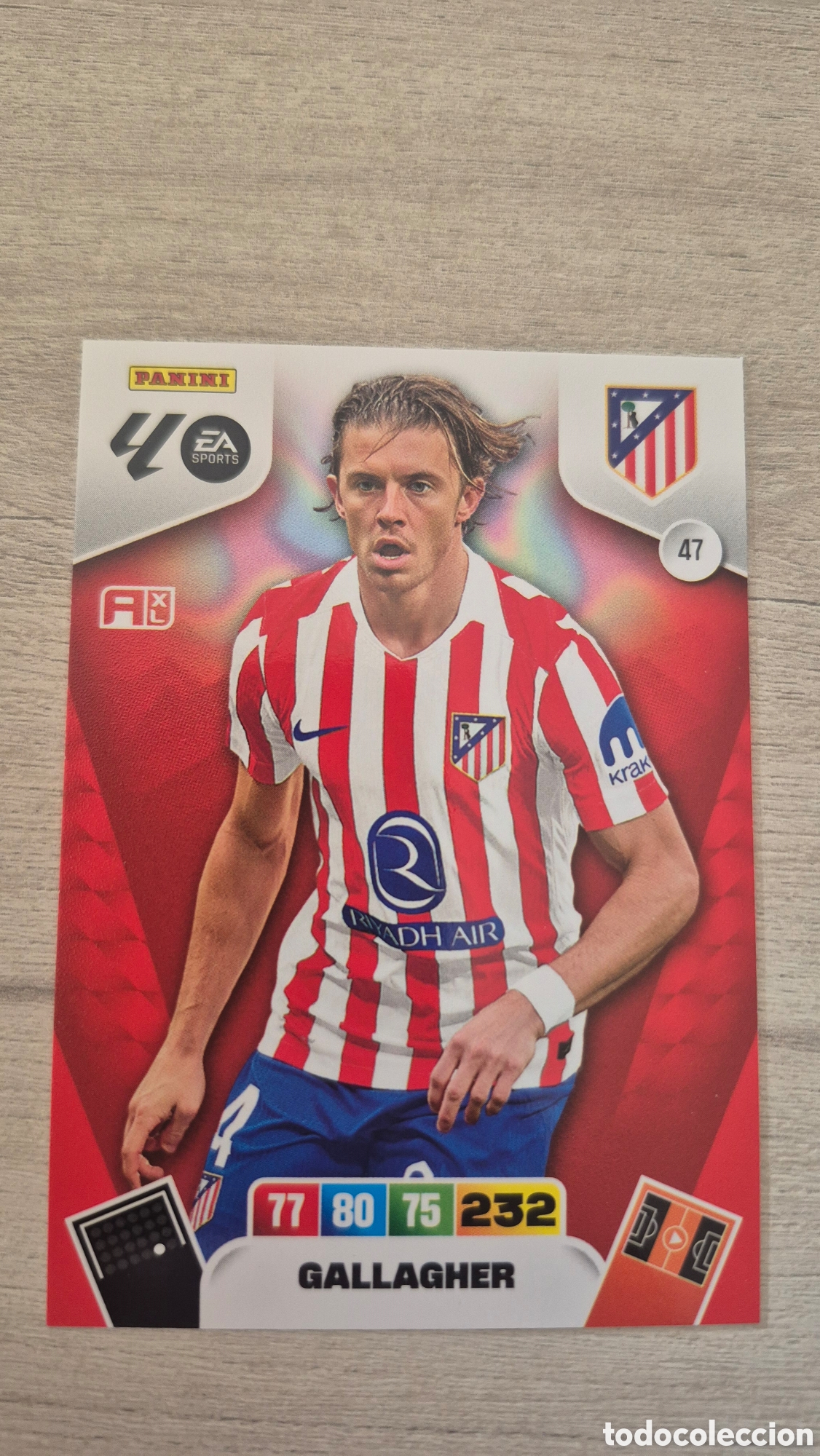 Cromos de Futebol: N&deg;47 Atl&eacute;tico de Madrid Gallagher Adrenalyn 25/26