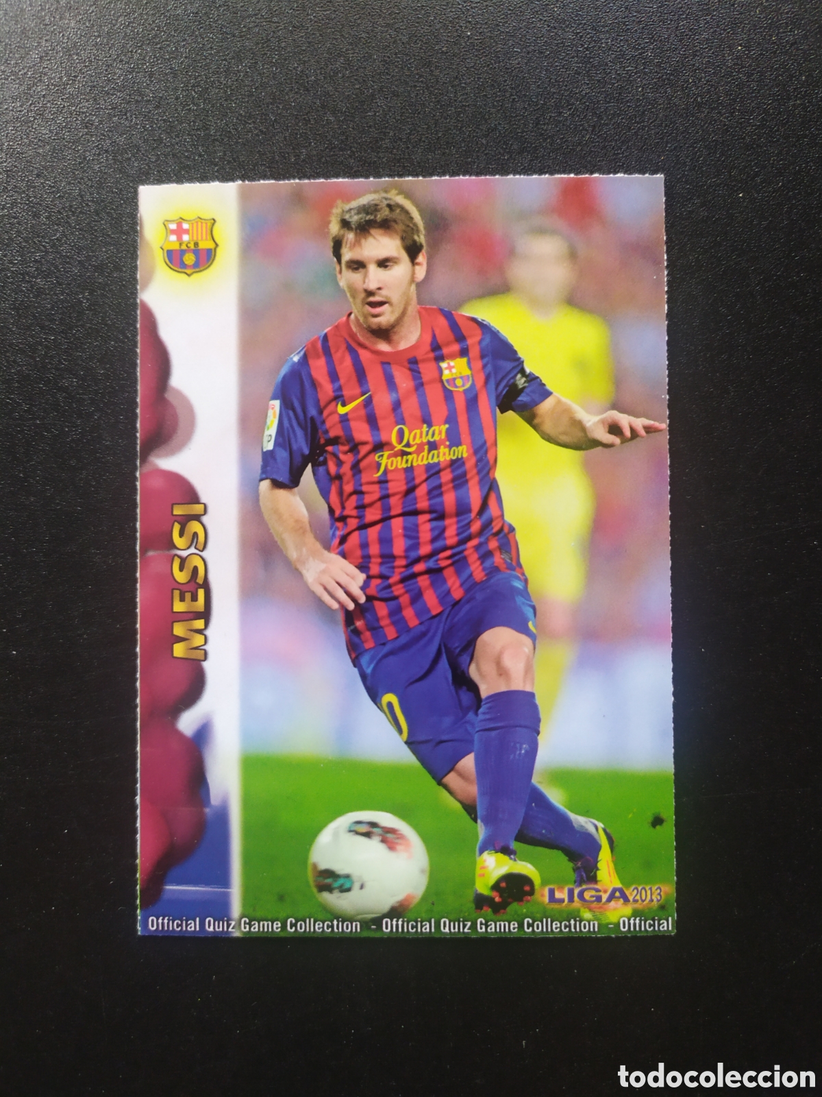 Cromos de F&uacute;tbol: Mundicromo fichas Liga 2012 2013 12 13 Messi n&deg; 44 Barcelona