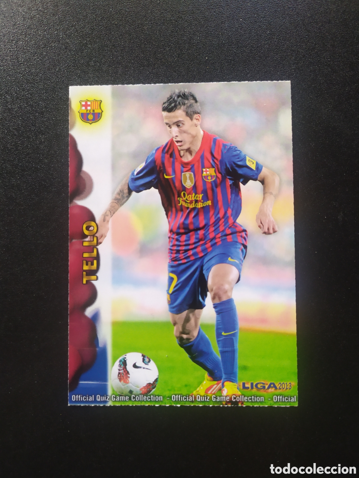Cromos de f&uacute;tbol: Mundicromo fichas Liga 2012 2013 12 13 Tello n&deg; 649 Barcelona