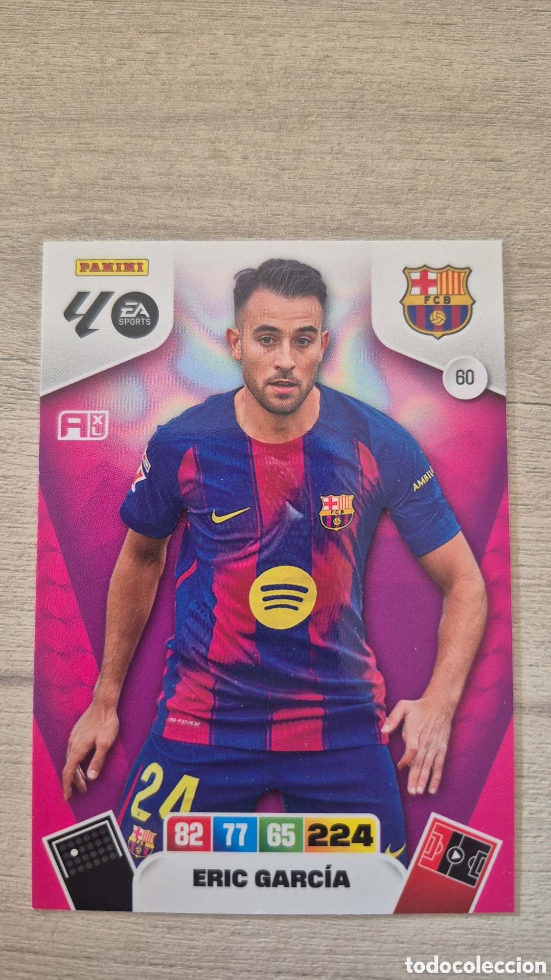 Cromos de F&uacute;tbol: N&deg;60 Barcelona Eric Garc&iacute;a Adrenalyn 25/26