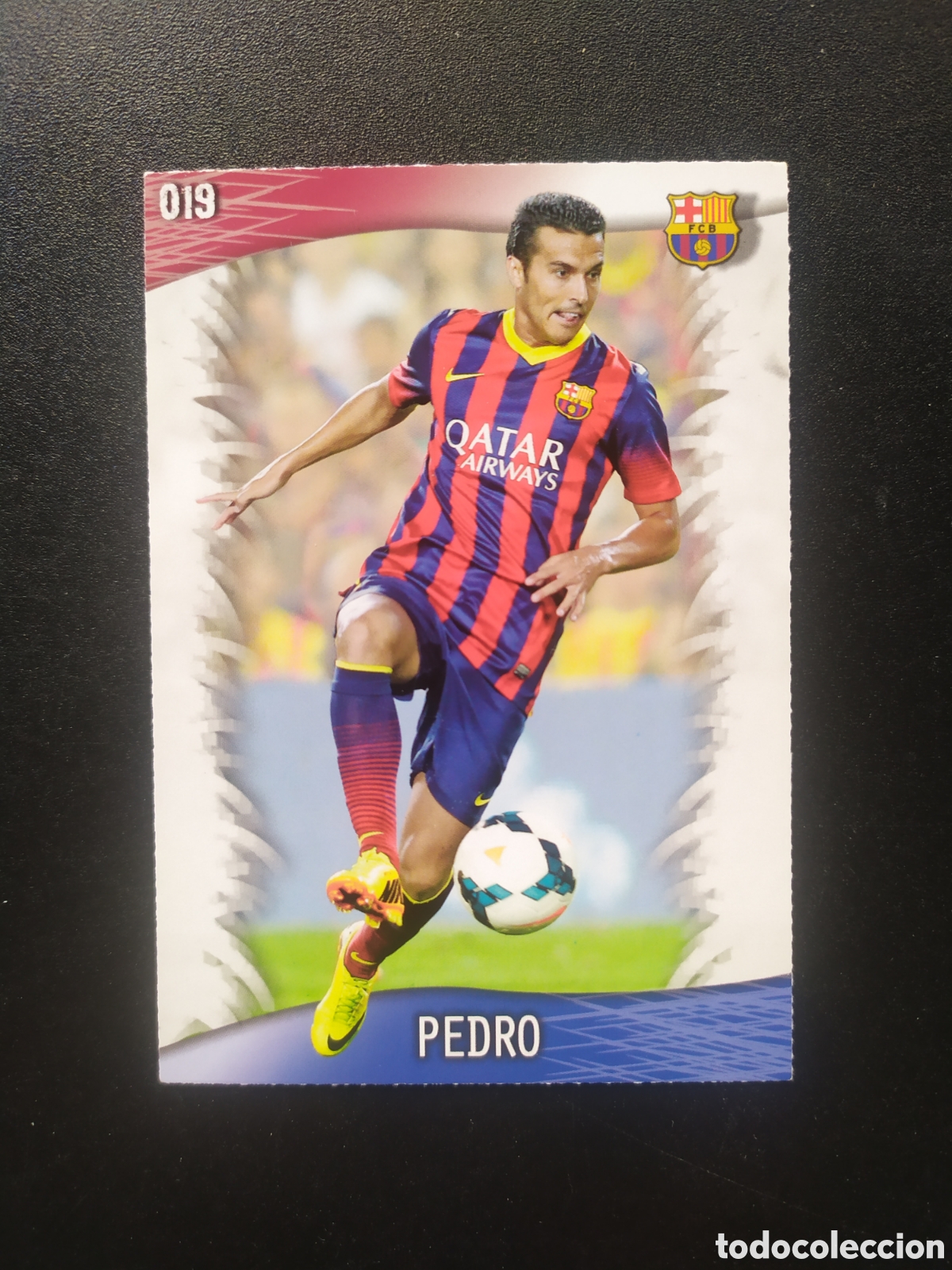 Cromos de Futebol: Mundicromo fichas Liga 2013 2014 13 14 Pedro n&deg; 19 Barcelona