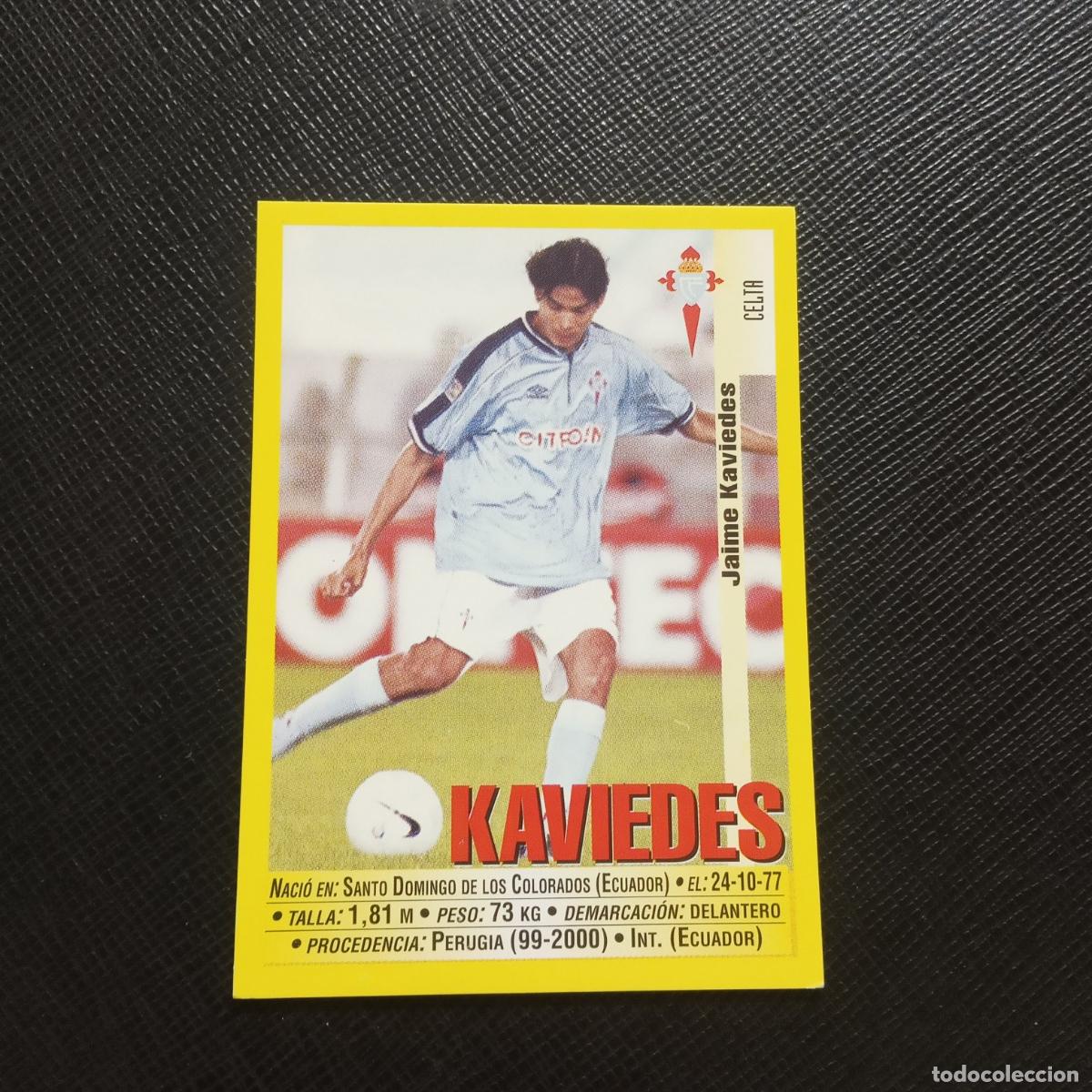 Fu&szlig;ball-Sticker: 92A 92 KAVIEDES CELTA PANINI 1999 2000 CROMO FUTBOL LIGA 99 00 SIN PEGAR - A182 PG235