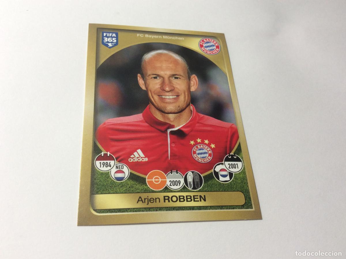 Fu&szlig;ball-Sticker: 304 Arjen Robben BAYERN MUNICH FIFA 365 2017 PANINI