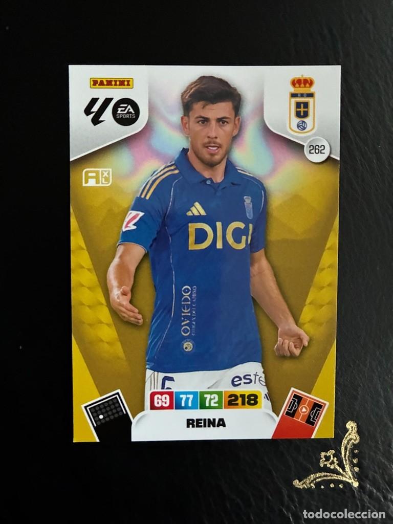 Figurine di Calcio: 262 REINA OVIEDO ADRENALYN LIGA 25 26 2025 2026 PANINI album