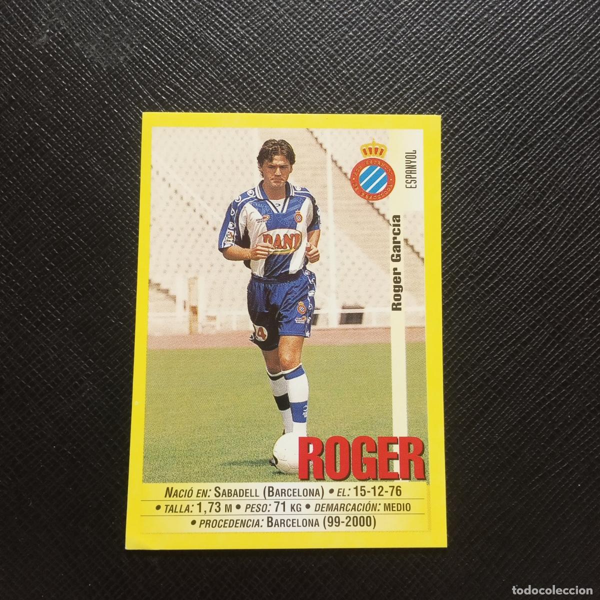 Cartes &agrave; collectionner de Football: 126A 126 ROGER ESPA&Ntilde;OL PANINI 1999 2000 CROMO FUTBOL LIGA 99 00 SIN PEGAR - A182 PG253