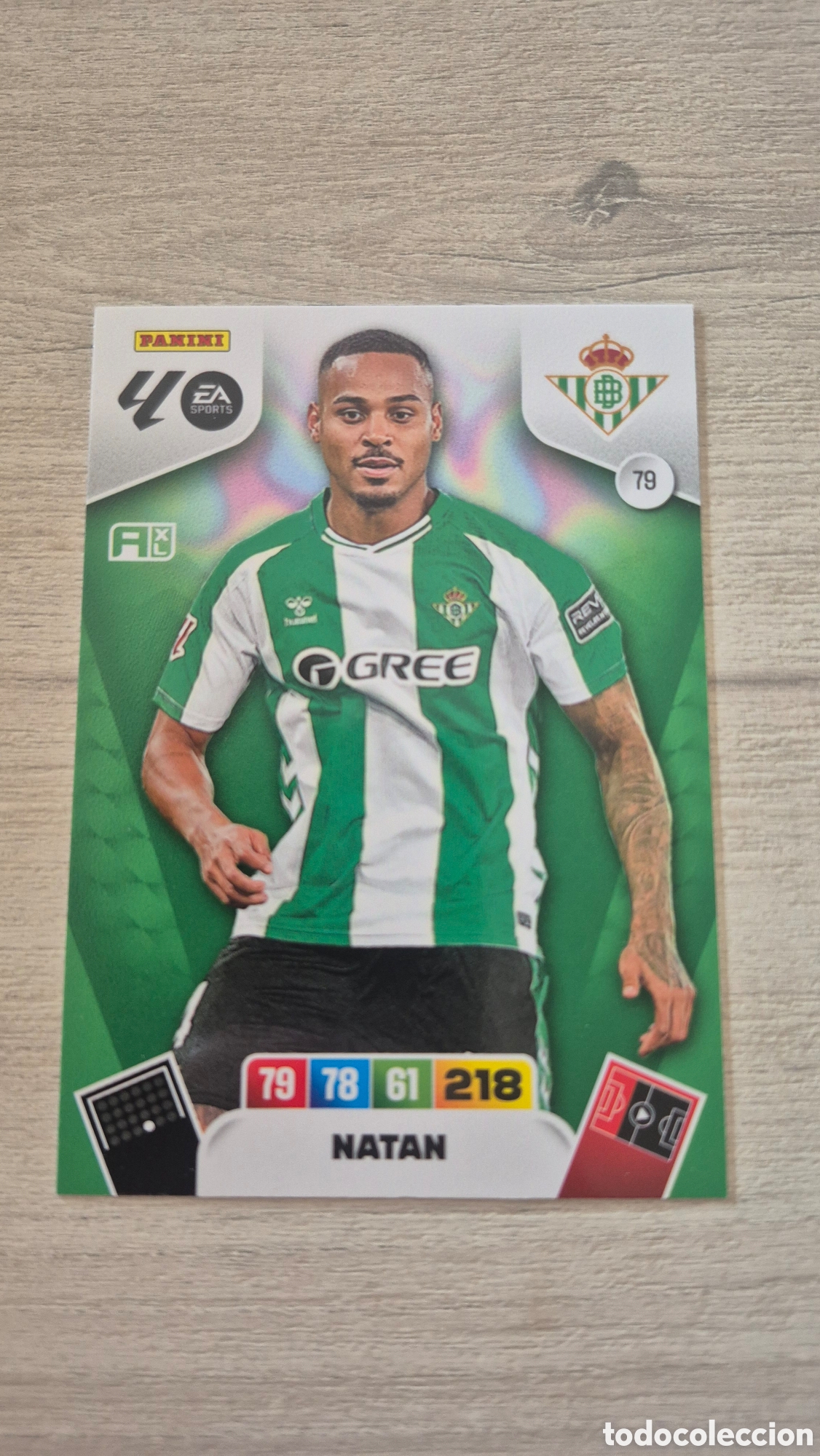 Cromos de F&uacute;tbol: N&deg;79 Betis Natan Adrenalyn 25/26