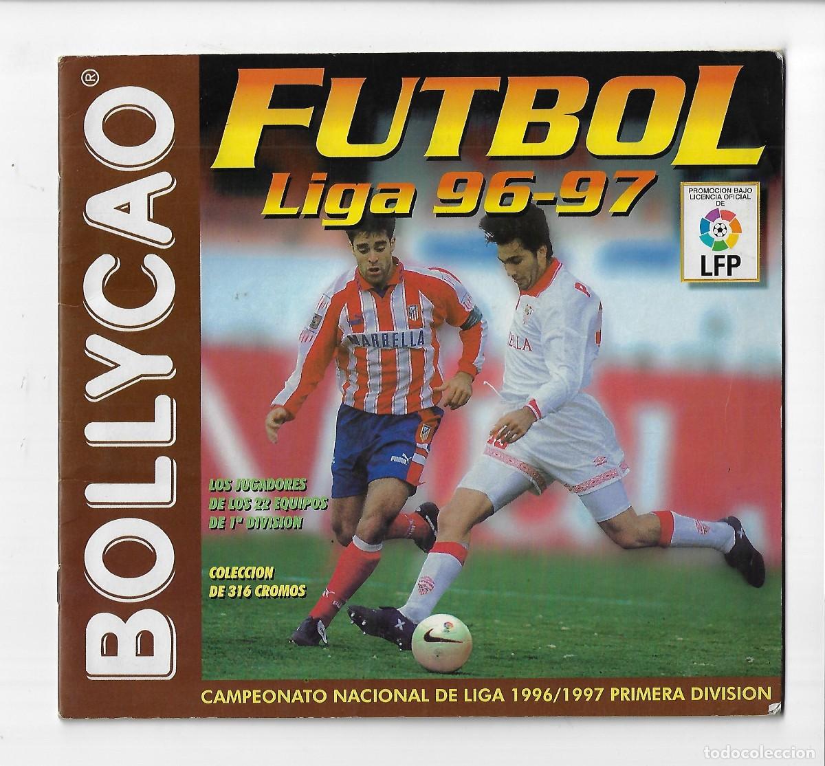 Figurine di Calcio: &Aacute;lbum de cromos. Bollycao. Futbol liga 96 - 97. Incompleto. Lleva 117 cromos.
