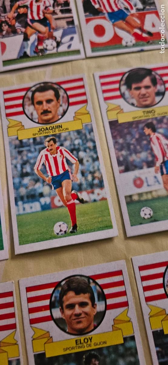 Cromos de F&uacute;tbol: sporting de gijon joaquin 1985 1986 85 86 despegado