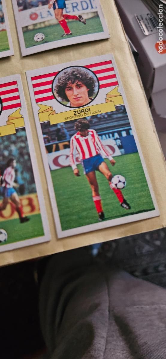 Cromos de F&uacute;tbol: sporting de gijon zurdi 1985 1986 85 86 despegado