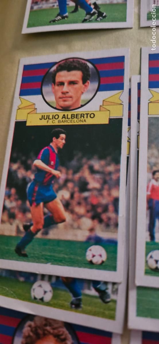 Cartes &agrave; collectionner de Football: barcelona julio alberto este 1985 1986 85 86 despegado