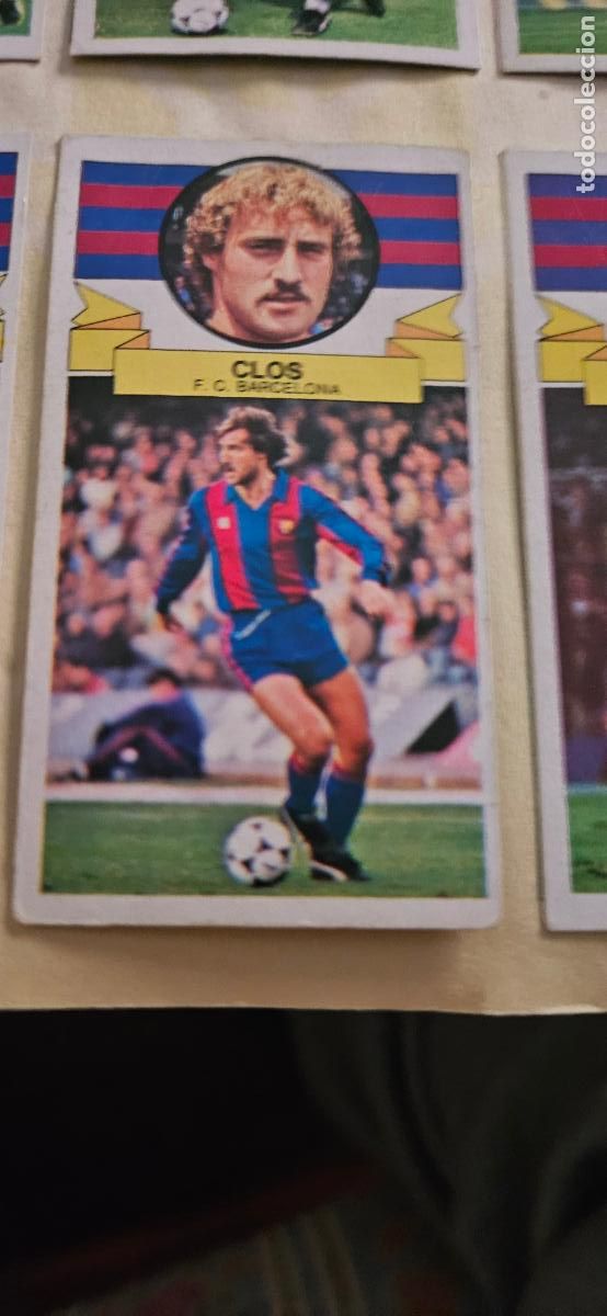 Cartes &agrave; collectionner de Football: barcelona clos este 1985 1986 85 86 despegado