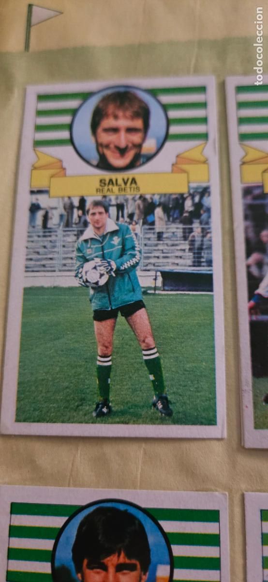 Cromos de F&uacute;tbol: betis salva este 1985 1986 85 86 despegado