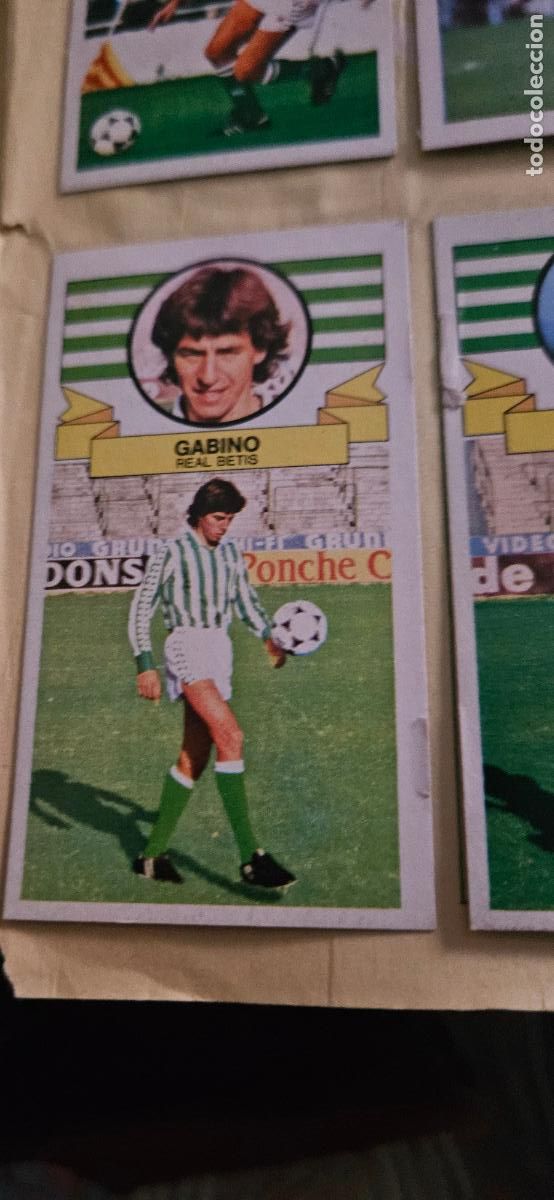 Cromos de F&uacute;tbol: betis gabino este 1985 1986 85 86 despegado