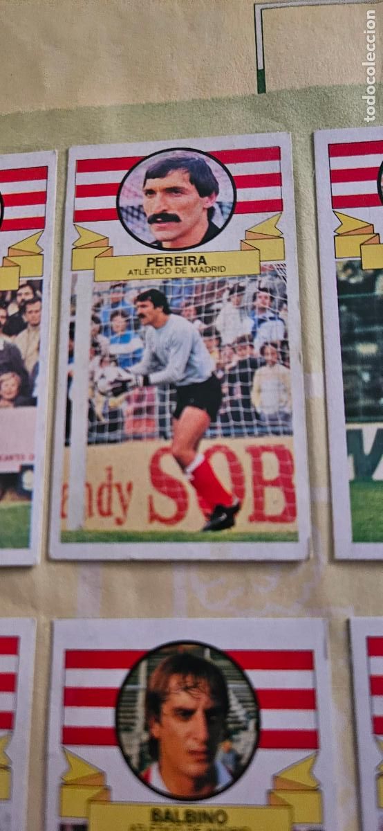 Cromos de Futebol: atletico de madrid pereira 1985 1986 85 86 despegado