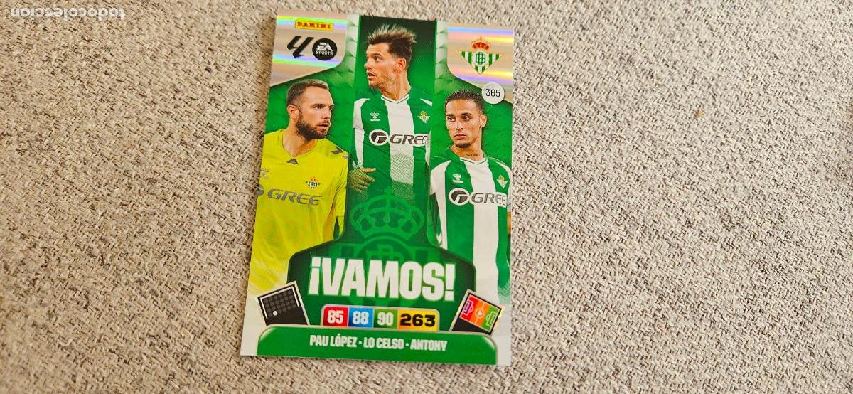 Cromos de F&uacute;tbol: vamos betis 365 adrenalyn xl 2025 2026 25 26 trading card novedad