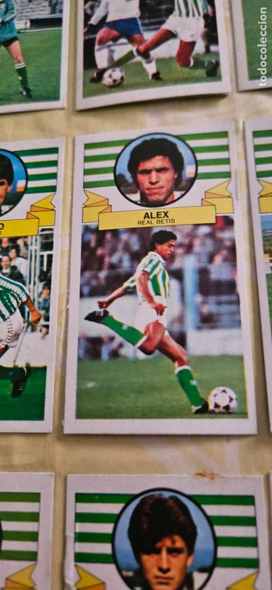 Cromos de F&uacute;tbol: betis alex este 1985 1986 85 86 despegado