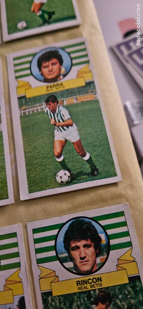 Cromos de F&uacute;tbol: betis parra este 1985 1986 85 86 despegado
