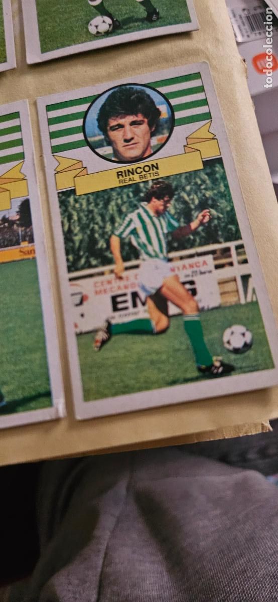 Cromos de F&uacute;tbol: betis rincon este 1985 1986 85 86 despegado