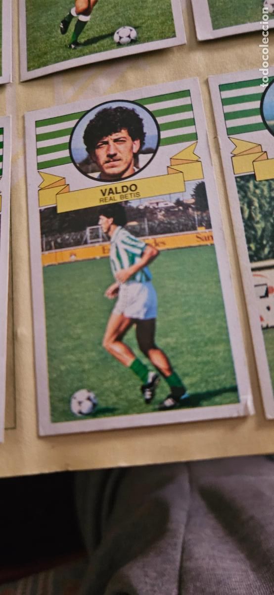 Cromos de F&uacute;tbol: betis valdo este 1985 1986 85 86 despegado