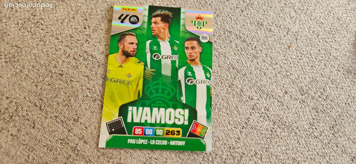 Cromos de F&uacute;tbol: vamos betis 365 adrenalyn xl 2025 2026 25 26 trading card novedad